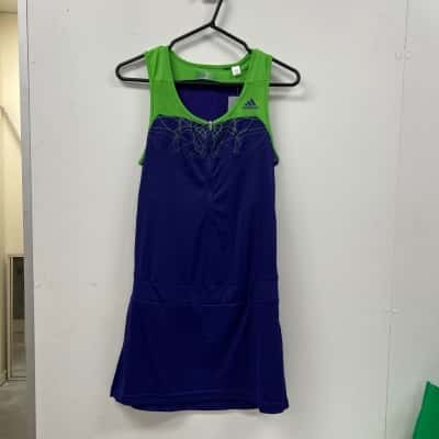 ADIDAS PURPLE/VIOLET TENNIS DRESS. SIZE L