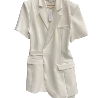 Bianca and Bridgett Womens  Size 16 Long Sleeve Blazer Dress White 