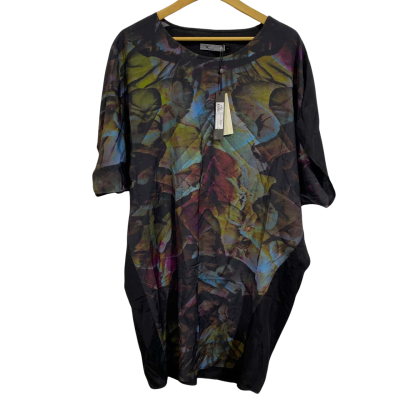 ELK Womens  Size 7 Casual Dress Black  / Blue / Green / Pink  