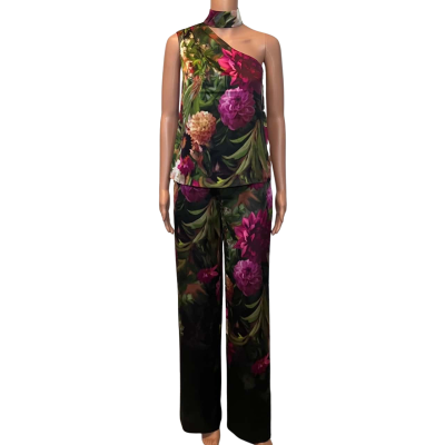 Marciano by Guess Womens Top and pants set  Size AU6 / US2 Black  / Floral / Pattern 
