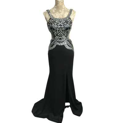  Tinaholy Womens  Size 8 Beaded Formal Dress