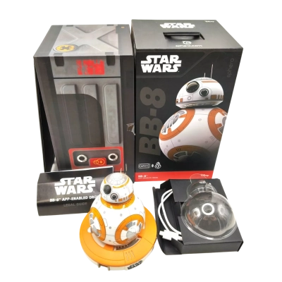 New/Opened Box (Not Tested) Star Wars Sphero BB-8 App-Enabled Droid Interactive Robotic Toy  (top shelf)