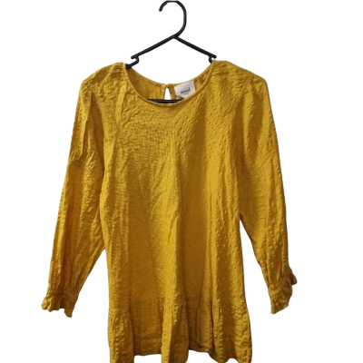 Seed Women's Size 8 Blouse in Mustard 