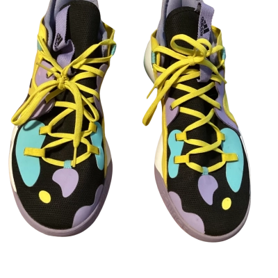 Adidas Mens  runners Size 10 Blue / Purple / White / Yellow 