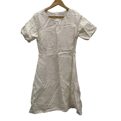 Hugo Boss Women's A Line Dress Size 8 Off White 