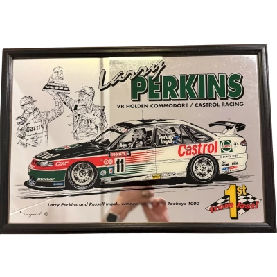 Larry Perkins Commemorative Bar Mirror
