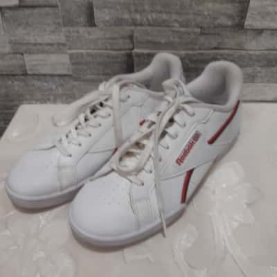  Womens Reebok Vegan US 6 White Sneakers