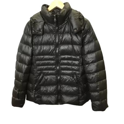 Andrew Marc Womens  Size L Puffer Jacket Black  