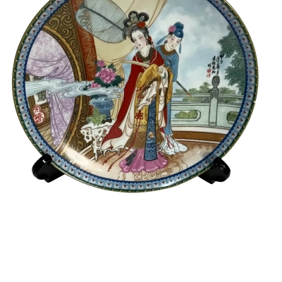  2 Plates from the Beauties of the Red Mansion 