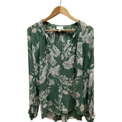 Witchery Womens  Size 6 Green Floral Top
