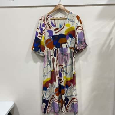 Gorman Womens  Size 6 Maxi Dress Multicoloured 
