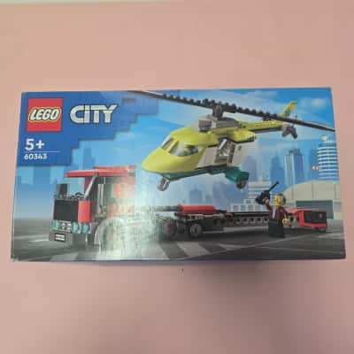 LEGO City Series 60343 Rescue Helicopter Transport