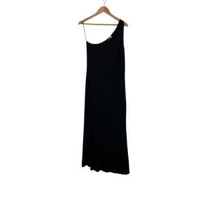 CUE Women's Size 16 Cut Out Shoulder Neck Maxi Dress Black (**Brand New** RRP $295)