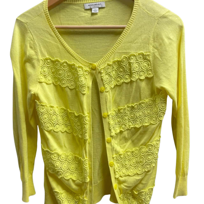 Banana Republic Womens Size S Yellow Cardigan