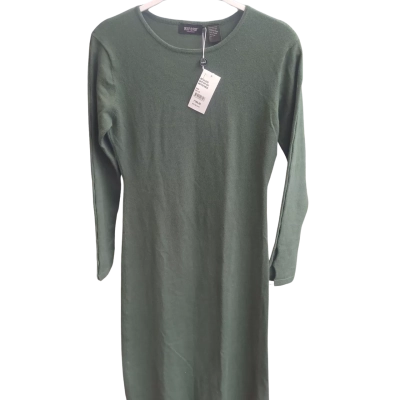 Oxford Women's Green Midi Knit Dress Size 12 BNWT