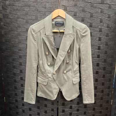 Decjuba Womens  Size 6 Green Jacket 