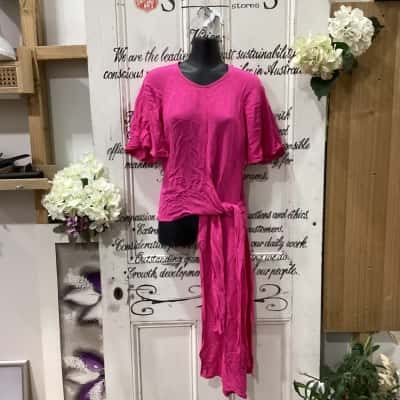 Sass & Bide Brand! BNWT RRP $350.00! THE LOVE YOU SO TOP! Womens  Size 8 Short Sleeve Shirt Pink  