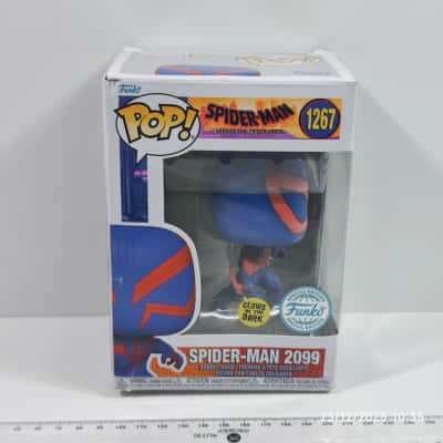 Funko Pop! Movies: Spider-Man Across the Spider-Verse - Spider-Man 2099 (Glow in the Dark Special Edition) #1267. 