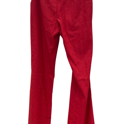 Face off Womens  Size XS flared Leg Pants Red 