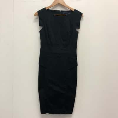 French Connection Womens  Size 10 Mini Dress Black  