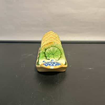Japanese hand painted toast rack 
