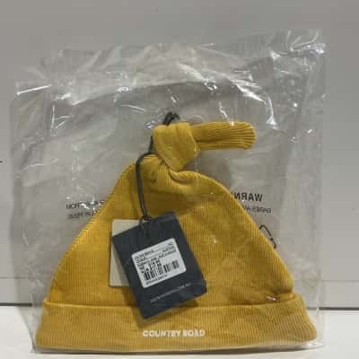 Country Road Baby Mustard Beanie