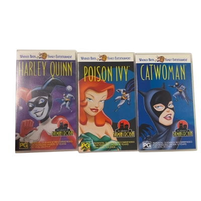 The Adventures of Batman & Robin VHS set of 3