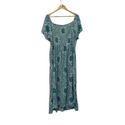 beme Womens  Size 18 Casual Dress / Maxi Dress / Short Sleeve Dress  Blue 