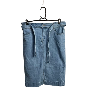 Katies Womens  Size 14 Denim Skirt Blue 