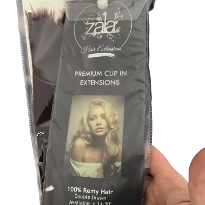 ZALA 100% Human Hair Clip-In Extensions – Burgundy Red #99J