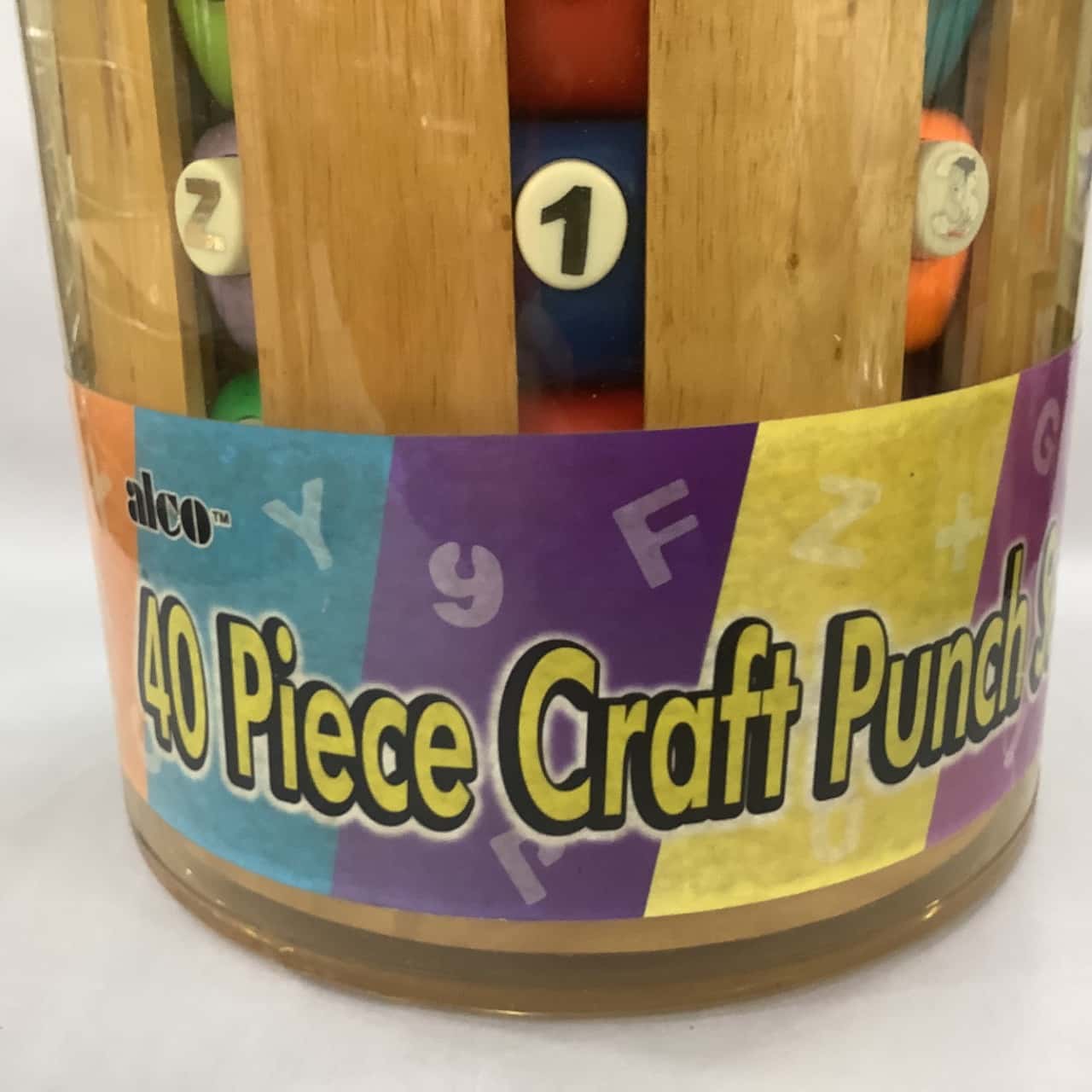 ALCO Craft Punch alphabet & numbers. 40 piece set(s)