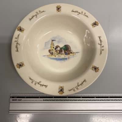 Humphrey B Bear Bowl And Mug Thomas Trent 1983