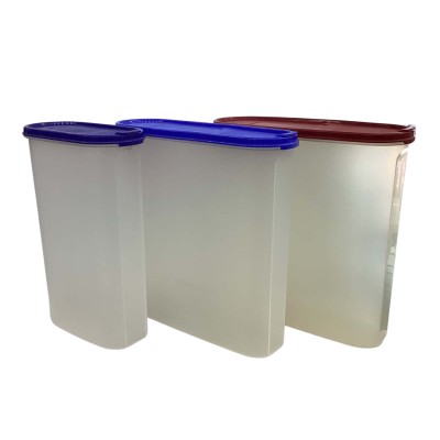 Lot of 3x Vintage Tupperware Kitchen Storage Containers 