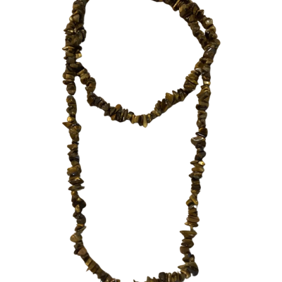 Tigers eye necklace Black  / Brown 