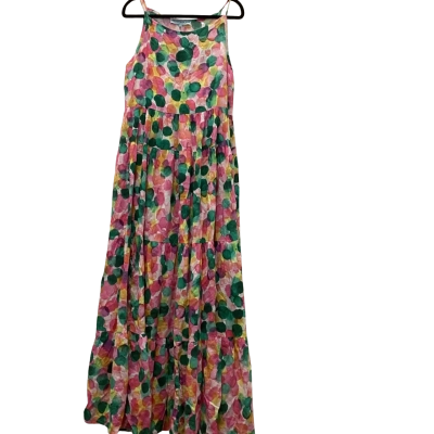  Womens  Size L Multicoloured Lulu Darling Tiered Maxi Dress