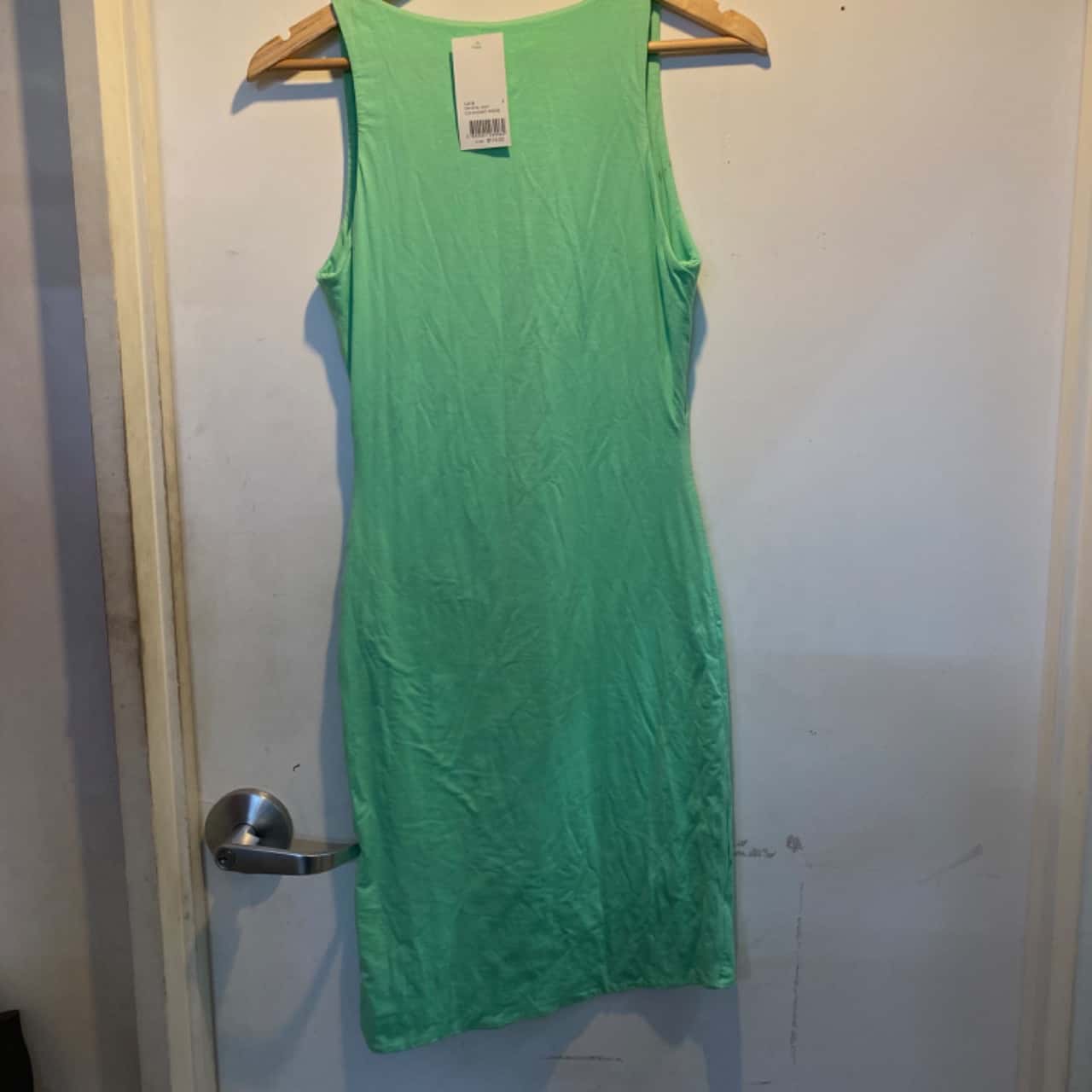 Kookai Womens Size 2 Bodycon Dress Green RRP $110(s) - New With Tags | Salvos Stores Kookai Womens Size 2 Bodycon Dress Green RRP $110(s) - New With Tags | Salvos Stores
