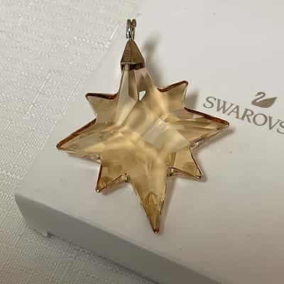 NEW Stunning Swarovski 2019 PWP Star Ornament Crystal Stirling Silver Christmas Birthday Gift Collectable Vintage 