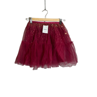 Cotton On Girls Size 1 / 2 Red Trixiebelle Skirt