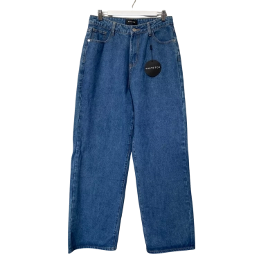 White Fox Womens  Size L Wide Leg Jeans 