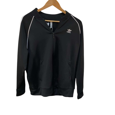 BNWT Adidas Unisex  Size XXL Bomber Jacket Black  