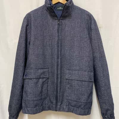  Mens Check Coat