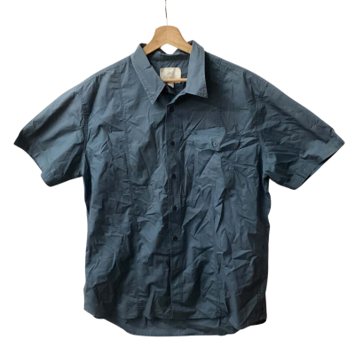 Jag Mens  Size XL Short Sleeve Shirt Blue (k)