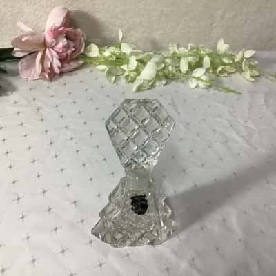 Vintage Westmore Decorative Hand-cut Crystal Perfume Bottle