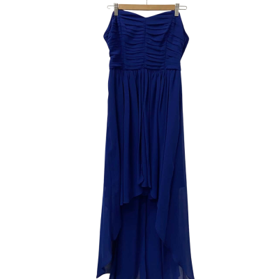 Review Womens  Size 14 Strapless Dress Blue 