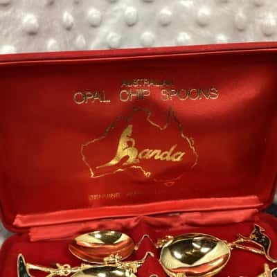 Australian Opal Chip Spoons