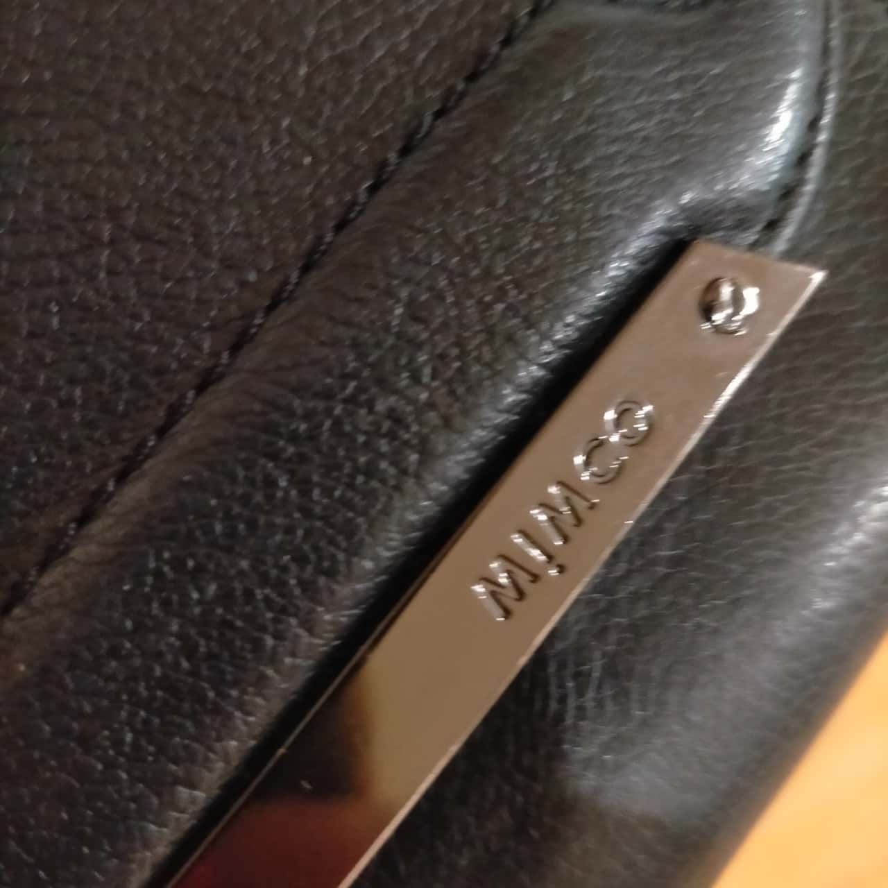 Mimco Black Leather Purse VGUC
