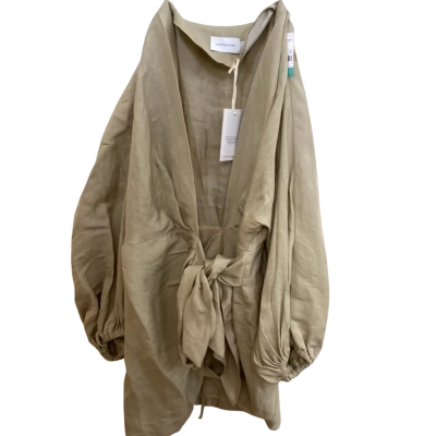 Significant Other Womens  Size 12 Long Sleeve Top Beige 