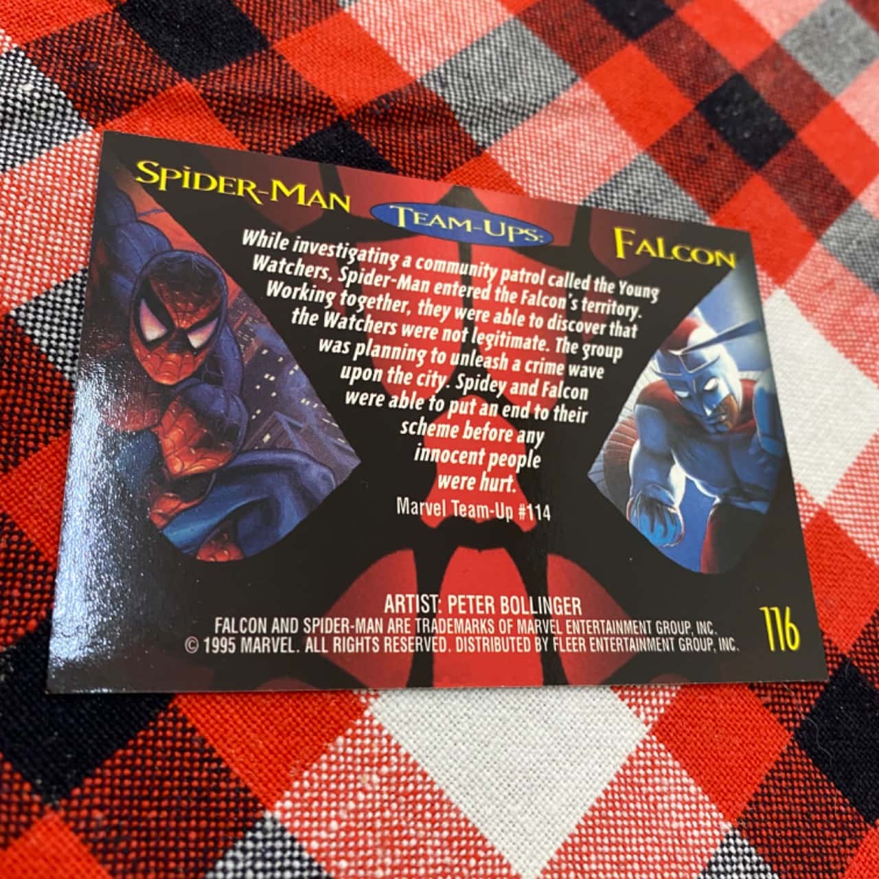 *WANGARA 2 SALE* Fleer Ultra SpiderMan Collector Card Gold Foil