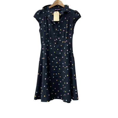 Princess Highway Womens Shirt Dress Size 8 Navy Blue / Polka Dot 