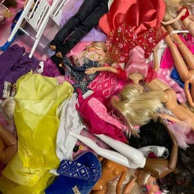 Assorted Barbies, Dolls & Accessories